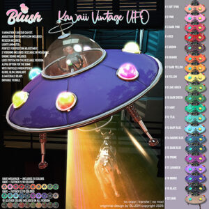 BLUSH - Kawaii Vintage UFO - Gacha