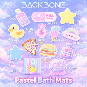 BackBone Pastel Bath Mats