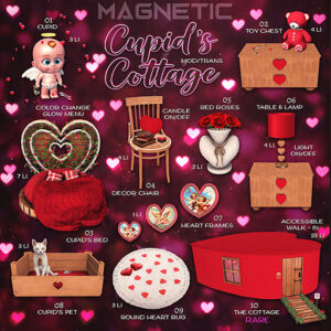 Magnetic - Cupid's Cottage Gacha Key