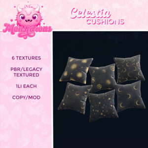 {Monstarous} Celestia Cushions Vault Prize