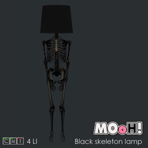 Mooh - Black skeleton lamp Vault Prize