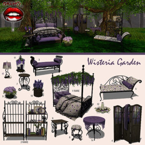 Naughtybits Wisteria Garden Gacha