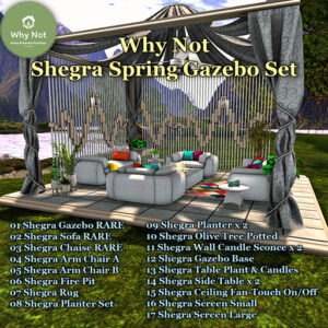 Why Not Shegra Spring Gazebo Set