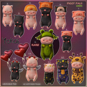 YOKAI - Piggy Pals GACHA key