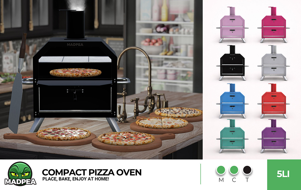 MadPea Compact Pizza Oven - 1024