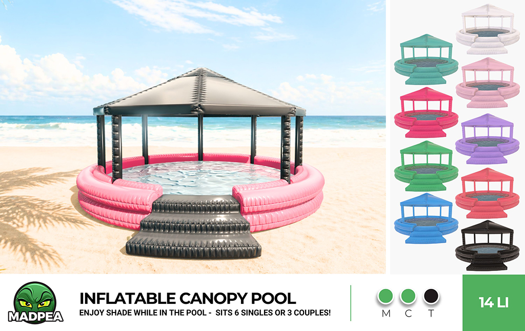 MadPea Inflatable Canopy Pool - 1024