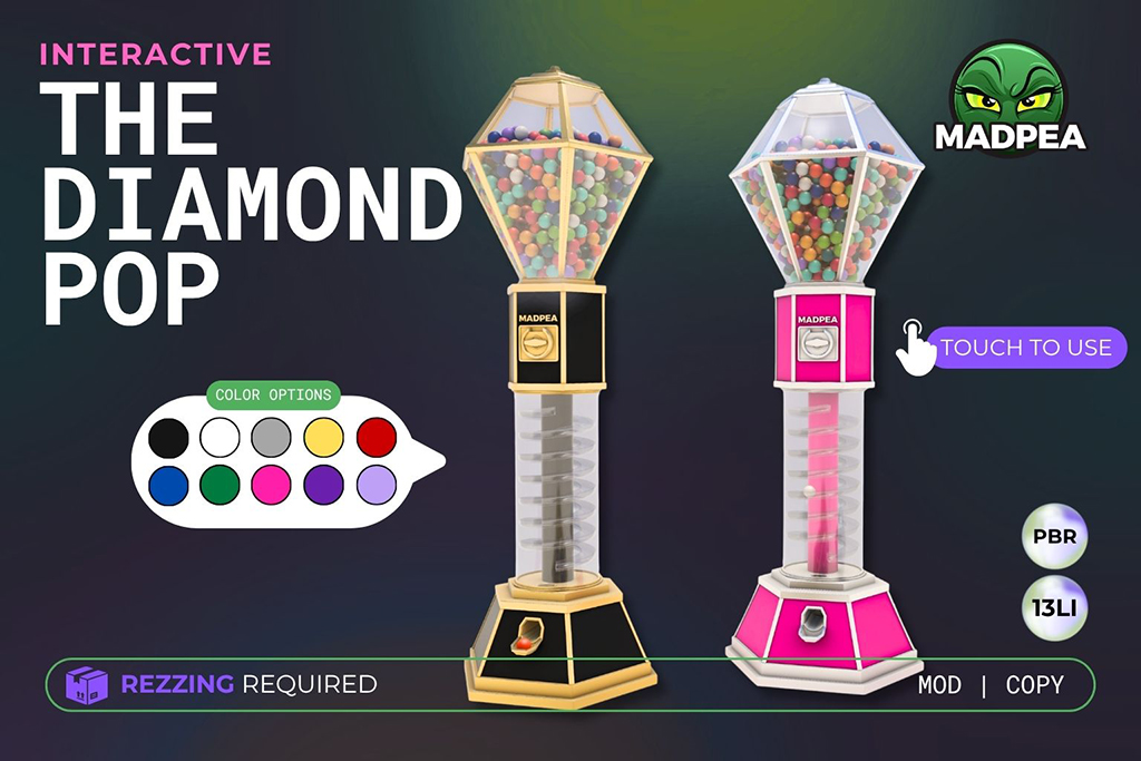 MadPea The Diamond Pop - In-World Ad
