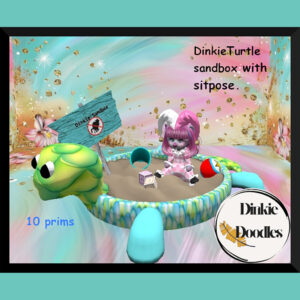 Dinkie Doodles - Turtle Sandbox