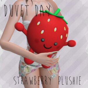 Duvet Day - Strawberry Plushie