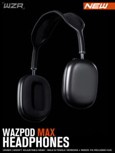 WAZZER WORKS - WAZPOD Max Headphones