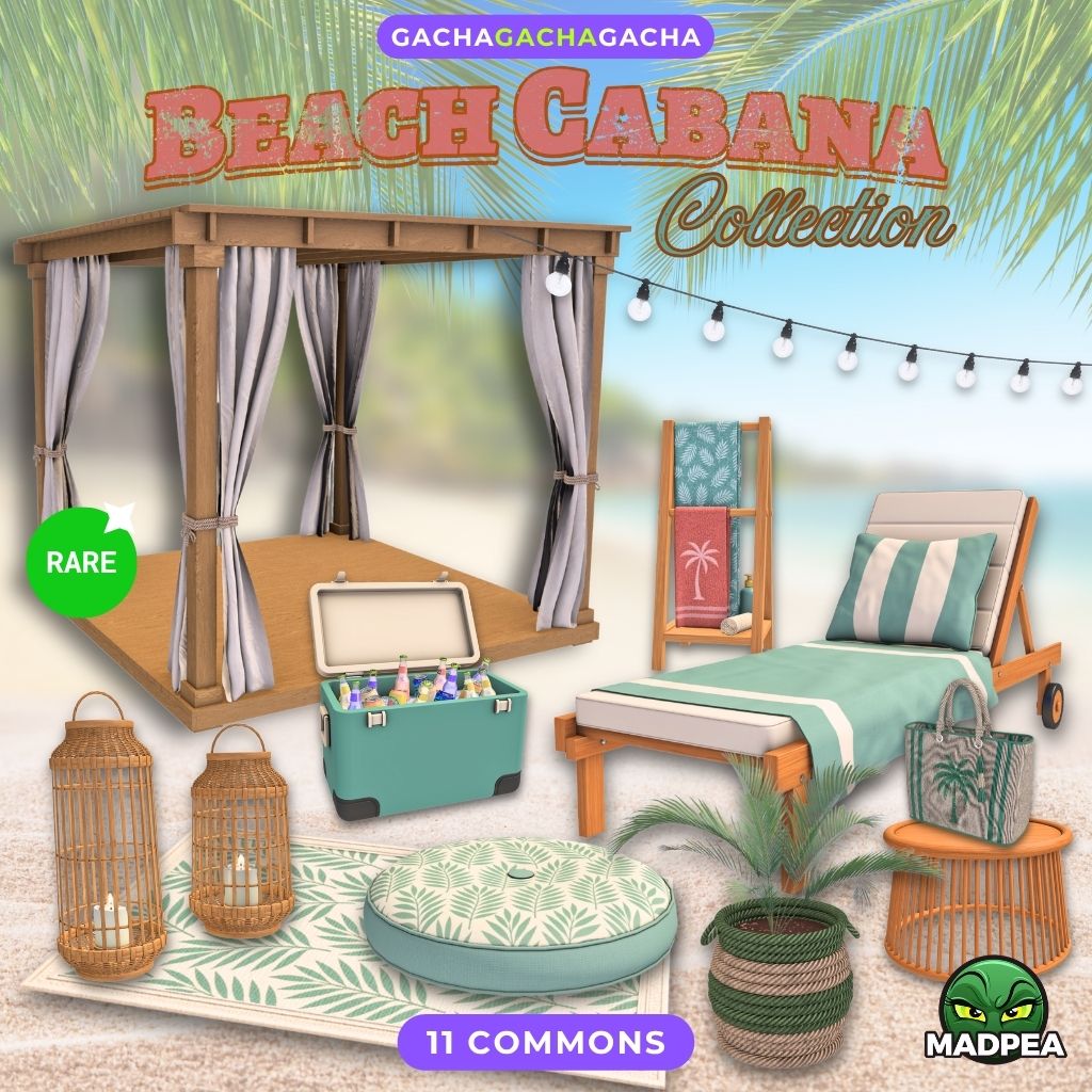 MadPea Beach Cabana Collection - Gacha