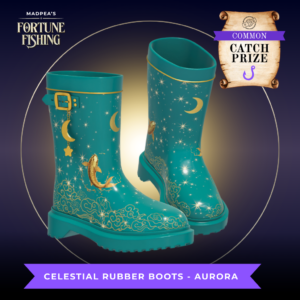 Celestial Rubber Boot - Aurora