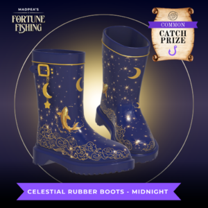 Celestial Rubber Boot - Midnight