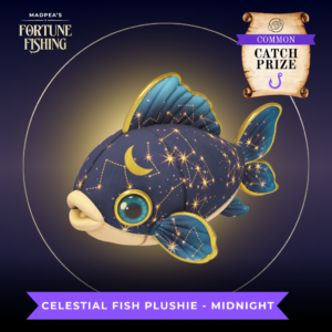Common Prize Celestial Fish Plushie Midnight