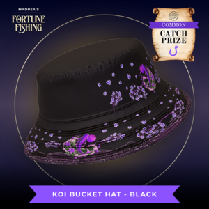 Common Prize Koi Bucket Hat - Black