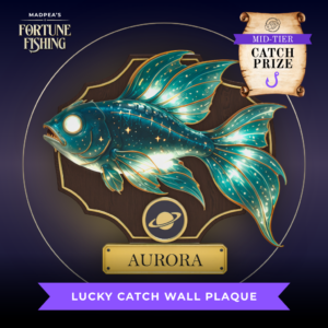 Lucky Catch Wall Plaque - Aurora