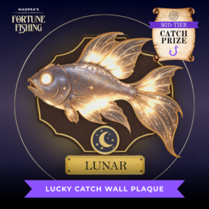 Lucky Catch Wall Plaque - Lunar