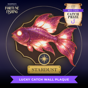 Lucky Catch Wall Plaque - Stardust