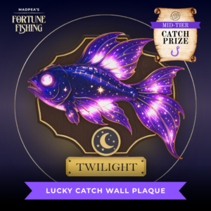 Lucky Catch Wall Plaque - Twilight