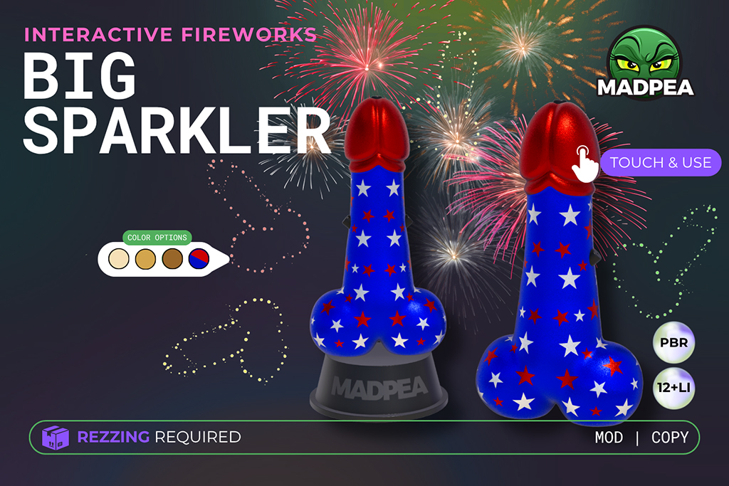 MadPea Big Sparkler - In-World Ad