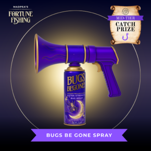 Mid - Tier Prize Bugs Be Gone Spray