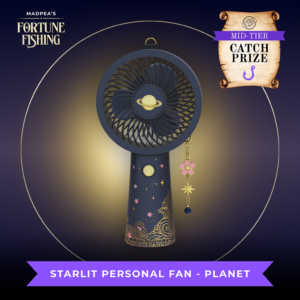 Mid - Tier Prize Starlit Personal Fan - Planet