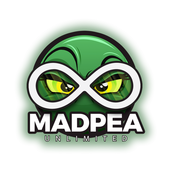 Logo MadPea Unlimited - Green