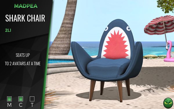MadPea Shark Chair - Regular Ad